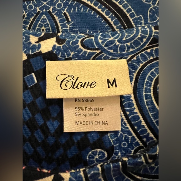 Cap Sleeves Geo Paisley Midi Bodycon Dress Sz S/M - Picture 13 of 13